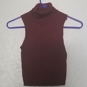 Turtleneck crop top